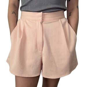 Topshop Peach High Waist Women's Shorts